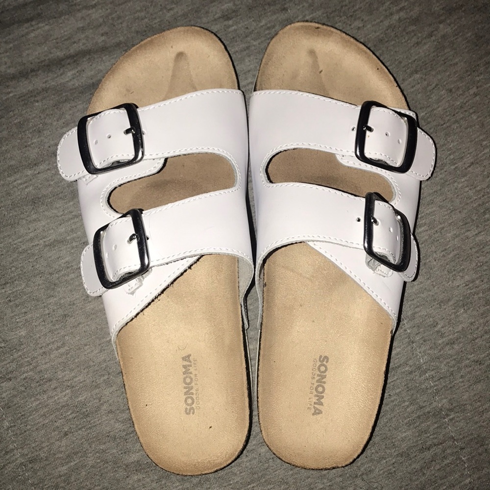 White SONOMA sandals
